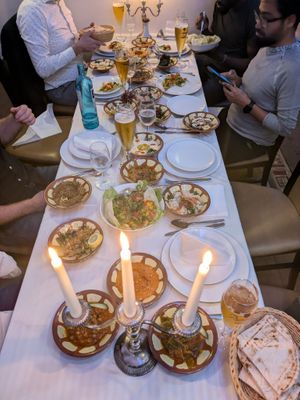 Table at Masaya Restaurant in Berlin