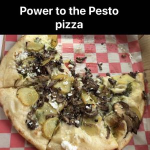 Thought the potatoes on pizza was interesting  at Wild Pie in Gainesville