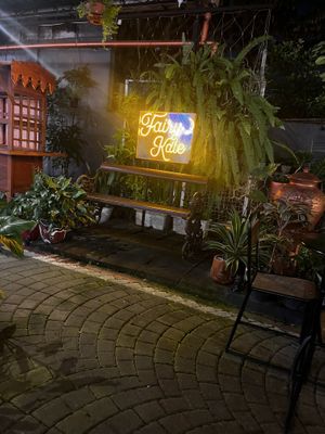 Garden  at Fairy Kale Vegetarian in Yogyakarta