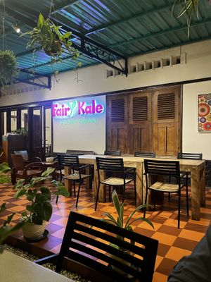 Terrace  at Fairy Kale Vegetarian in Yogyakarta
