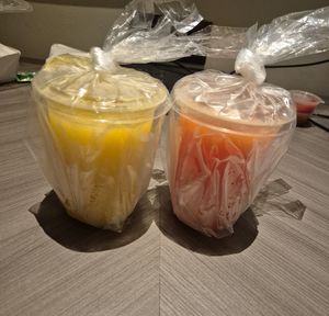 Magnificent Mango Juice & Perfect Papaya Juice at Fairy Kale Vegetarian in Yogyakarta