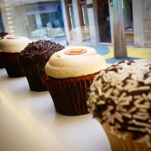 home made cupcakes at Canada Cupcake Cafe in Alicante