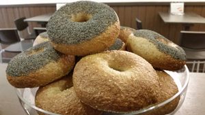 Try the Spanish Bagel, with grated tomato and olive oil at Canada Cupcake Cafe in Alicante