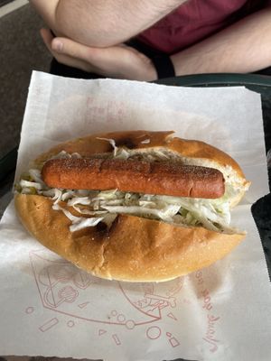 Hot Dog  at Go Eat - 素Go eat中西式早午餐-台中西屯店 in Taichung