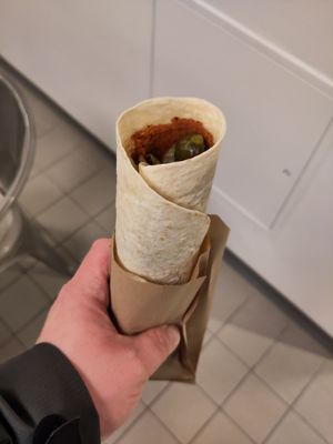 Cif cöfte wrap at Veganic in Taastrup