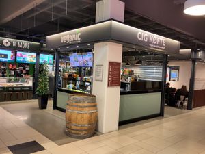 The food stall at Veganic in Taastrup