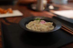 Vegan Dumpling 素餃子 (Photo by 程沛生) at so'N in Hong Kong Island