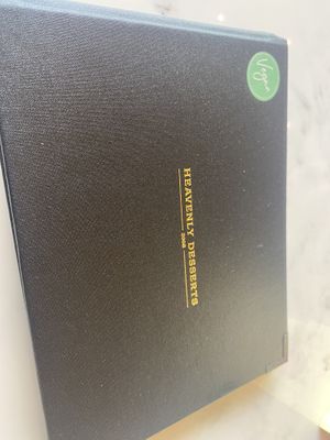 Vegan menu   at Heavenly Desserts in Dundee