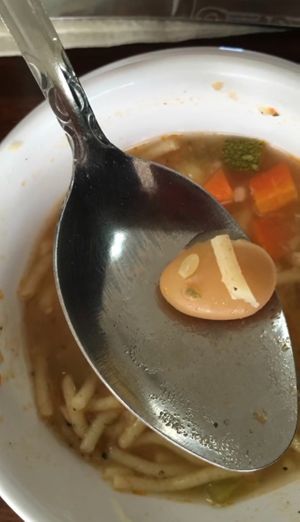 Que bonito es poder identificar los ingredientes de tu comida, uy, a veces si ni se pueden leer las etiquetas de comida procesada... at La Flor De La Vida in Tijuana