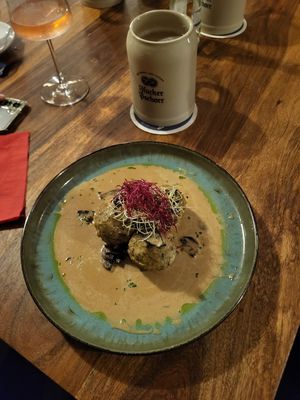 herb dumplings at Linde in Buehl