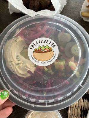 Falafel bowl  at Falafayette in Lafayette