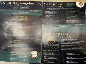 Menu #Veganuary at Brews N Bowls in Koblenz