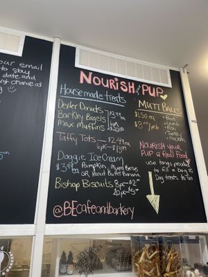 Menu options  at Be Cafe & Bakery in Hamilton