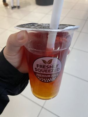 Blueberry boba teaa  at Freshly Squeezed in Ottawa