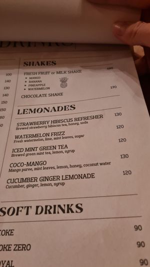 Different Shakes and Lemonades at Kamaya in Panglao