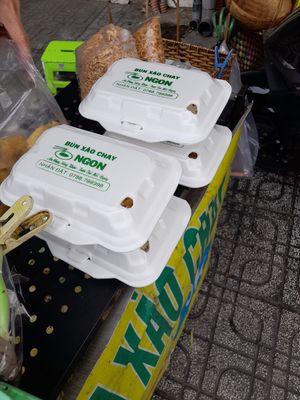 Ready to go at Bun Xao Chay Ngon in Ho Chi Minh City