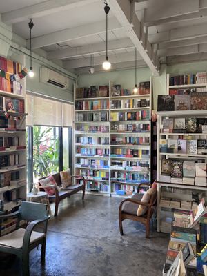 The bookshop  at Suan Nguen Mee Ma in Bangkok