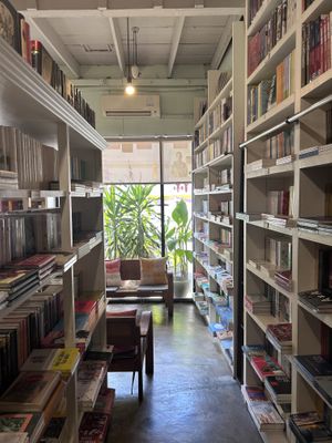 The bookshop  at Suan Nguen Mee Ma in Bangkok