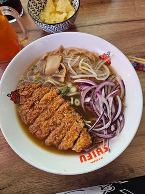 crispy chicken ramen at Ramen Shifu - Calle Héroe de Sostoa in Malaga