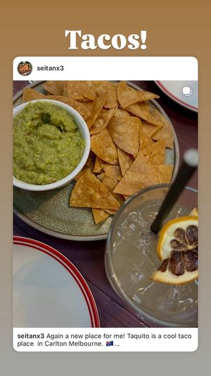 Guacamole  at Taquito in Carlton