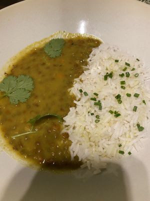 Curry lentils  at Amêndoa - La Santa  in Lanzarote