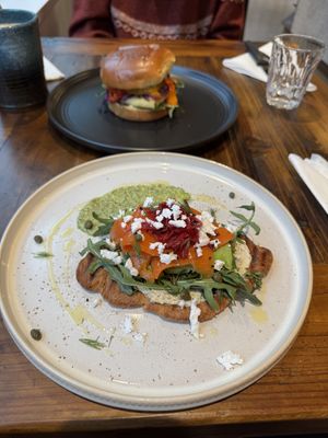   at AM Cafe in Vancouver