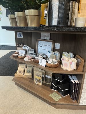 Retail area  at AM Cafe in Vancouver