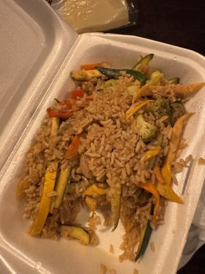 Rice with Vegetables  at Arca Tayrona in Santa Marta