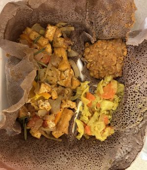 Tofu tibs   at Eat Today in St Louis