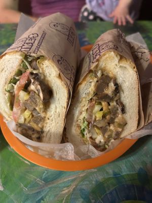 Vegan Persephone (steak)  at Ike's in New Orleans