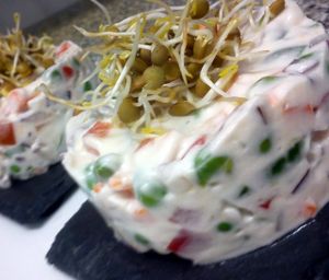 Ensaladilla at Sol Veggie in Logrono