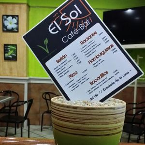 menu at Sol Veggie in Logrono