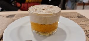 Postre de calabaza at Sol Veggie in Logrono