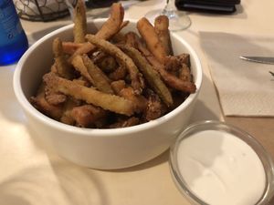 Vegetable tempura  at Sol Veggie in Logrono