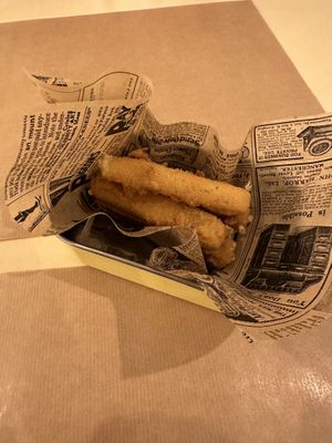 Cheese fingers  at Sol Veggie in Logrono