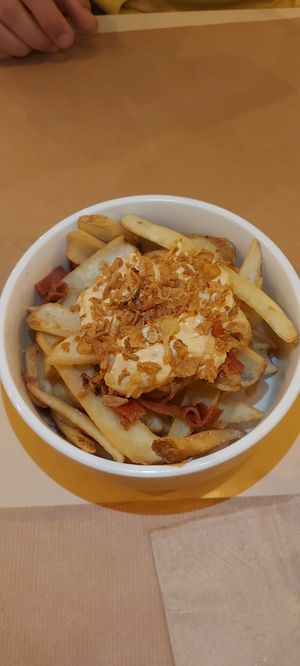 Batatas  bravas de Domingo at Sol Veggie in Logrono