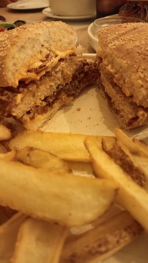 Hamburguesa Riojana at Sol Veggie in Logrono