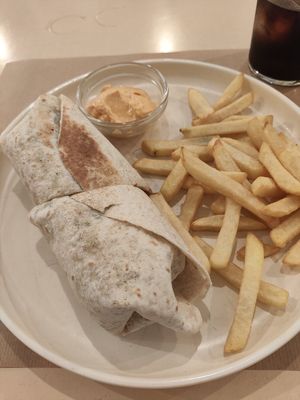 Wrap clásico at Sol Veggie in Logrono