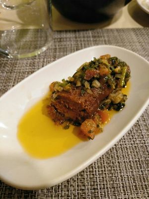 Choriveggie con chimichurri at Sol Veggie in Logrono