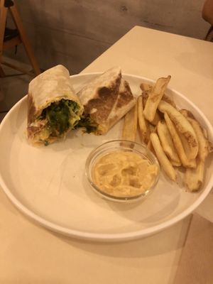Shawarma mexicano  at Sol Veggie in Logrono