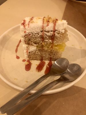 Pastel  at Sol Veggie in Logrono