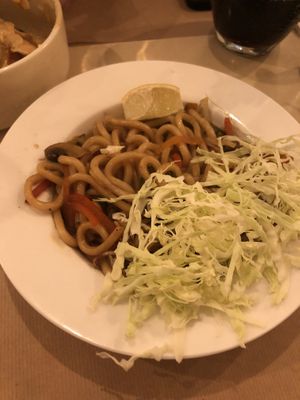 Pad thai teriyaki  at Sol Veggie in Logrono