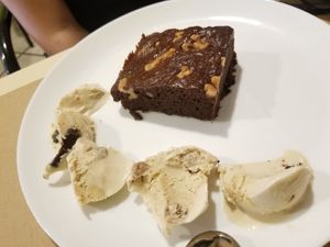 Brownie at Sol Veggie in Logrono