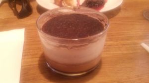 Tiramisú at Green Break Vegan Restaurant in San Sebastian