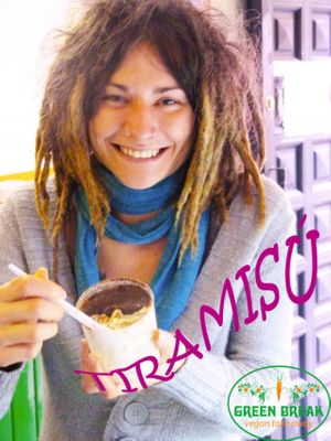 tiramisu! at Green Break Vegan Restaurant in San Sebastian