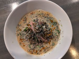 豆乳担々麺 at Chinese Pinot - 中華 ピノ in Takayama