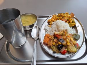 Medium size "menu" at Govinda Etterem in Debrecen