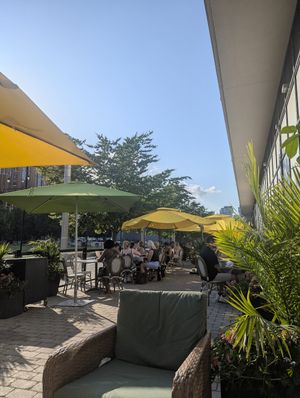 Patio at SIMONA in Toronto