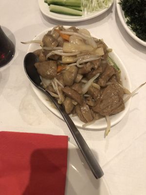 Vegan chicken with vegetable  at Taste of the Orient  in Burnham-on-sea