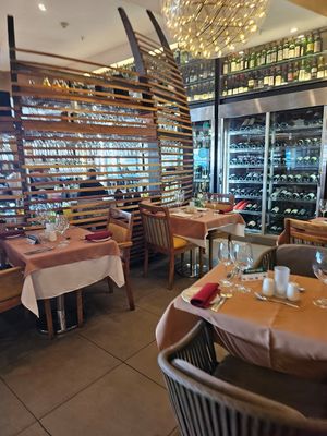 Indoor seating. at Karibu Restaurant  in Cape Town